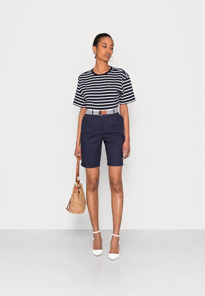 Pantalons ANNA FIELD Anna Field Shorts Bleu Marine Femme | NKA-7701728